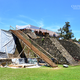 The Teopanzolco pyramid.